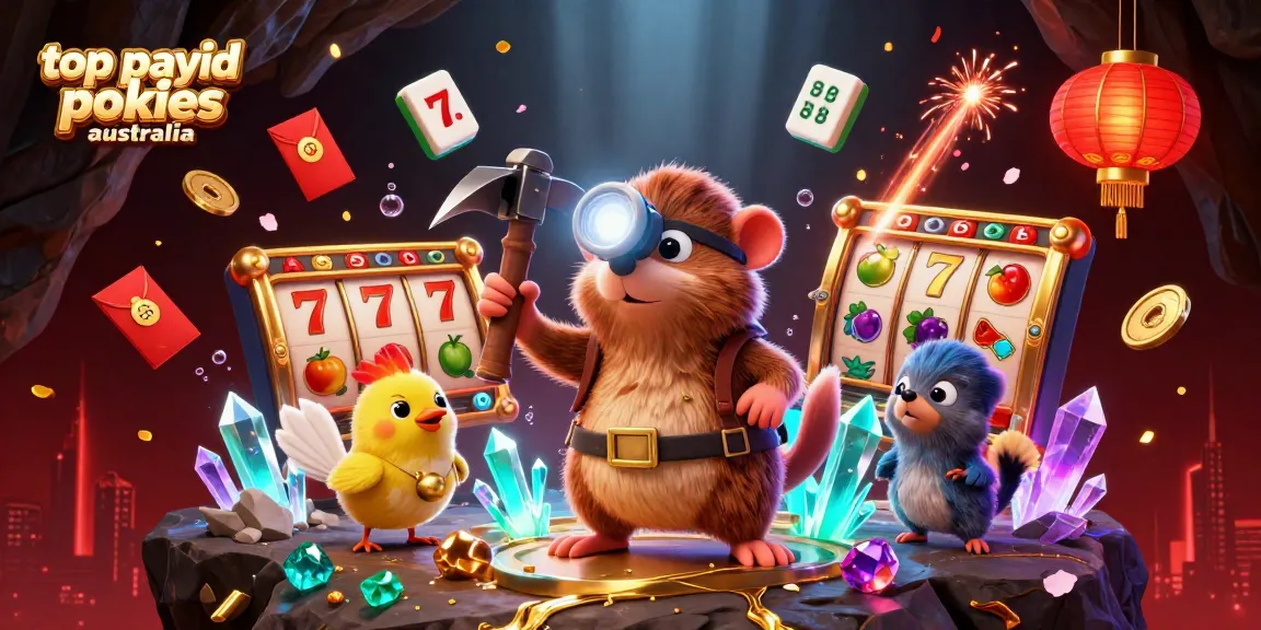 Experience the thrill of top payid pokies Australia with dynamic characters and vibrant casino elements in action.